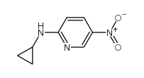 环丙基-(5-硝基吡啶-2-基)-胺结构式