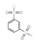 Benzenesulfonylfluoride, 3-(chlorosulfonyl)- Structure