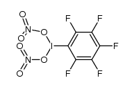 pentafluorophenyliodine dinitrate Structure