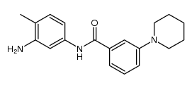 N-(3-amino-4-methylphenyl)-3-piperidinobenzamide结构式