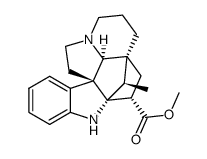 (3α,5α,12β,19α,20R)-2α,20-Cycloaspidospermidine-3-carboxylic acid methyl ester Structure