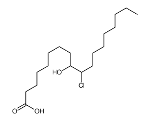 10-chloro-9-hydroxyoctadecanoic acid Structure