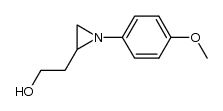 1-(4-methoxy)phenyl-2-aziridineethanol Structure