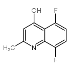 5,8-DIFLUORO-2-METHYL-QUINOLIN-4-OL structure