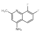 4-Amino-7,8-difluoro-2-methylquinoline结构式