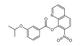7-Nitro-8-quinolinyl=m-isopropoxybenzoate结构式