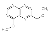 Pyrimido[5,4-e]-1,2,4-triazine,5-methoxy-3-(methoxymethyl)- Structure