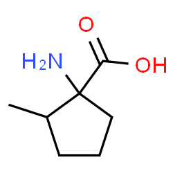 Cyclopentanecarboxylic acid, 1-amino-2-methyl-, (1R,2S)- (9CI) structure