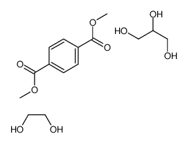 dimethyl benzene-1,4-dicarboxylate,ethane-1,2-diol,propane-1,2,3-triol结构式