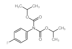 Imidodicarbonic acid,2-(4-fluorophenyl)-, 1,3-bis(1-methylethyl) ester结构式