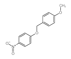 Benzene,1-methoxy-4-[(4-nitrophenoxy)methyl]- Structure