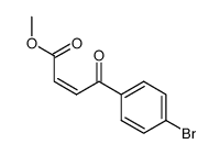 4-oxo-4-(4-bromo-phenyl)-cis-crotonic acid methyl ester Structure