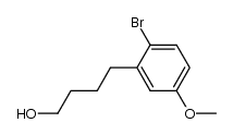 4-(2-bromo-5-methoxyphenyl)butan-1-ol Structure