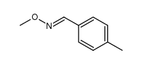 4-Methylbenzaldehyde O-methyl oxime Structure