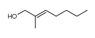 (E)-2-methylhept-2-en-1-ol Structure