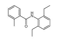 2-Methylbenzoyl-(2.6-diethylanilid) Structure