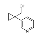 Cyclopropanemethanol, 1-(3-pyridinyl)- (9CI)结构式