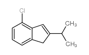 4-CHLORO-2-ISOPROPYL-1H-INDENE结构式