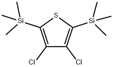 2,5-bis(trimethylsilyl)-3,4-dichlorothiophene Structure