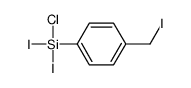 chloro-diiodo-[4-(iodomethyl)phenyl]silane Structure