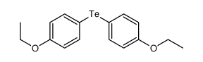 1-ethoxy-4-(4-ethoxyphenyl)tellanylbenzene Structure