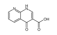 4-oxo-1,4-dihydro-[1,8]naphthyridine-3-carboxylic acid结构式