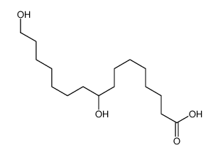 9,16-dihydroxyhexadecanoic acid Structure