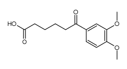6-(3,4-dimethoxy-(E)-oxobenzene)hexanoic acid Structure