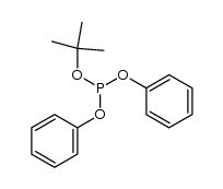 tert-butyl diphenyl phosphite Structure