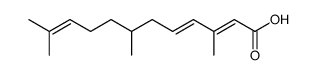 3,7,11-trimethyl-dodeca-2,4,10-trienoic acid Structure
