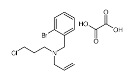 (2-bromophenyl)methyl-(3-chloropropyl)-prop-2-enylazanium,2-hydroxy-2-oxoacetate结构式