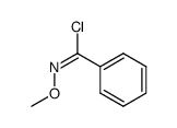 (E)-O-methylbenzohydroximoyl chloride结构式