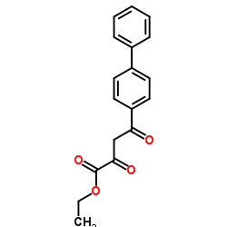 Ethyl 4-(4-biphenylyl)-2,4-dioxobutanoate structure