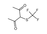 3-trifluoromethylmercapto-2,4-pentanedione Structure