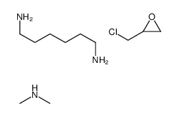 2-(chloromethyl)oxirane,hexane-1,6-diamine,N-methylmethanamine结构式