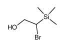 2-bromo-2-(trimethylsilyl)ethan-1-ol Structure