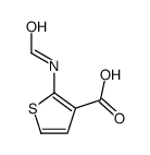 2-(formylamino)thiophene-3-carboxylic acid结构式