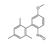 2-(5-methoxy-2-nitrosophenyl)-1,3,5-trimethylbenzene结构式