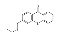 3-(ethylsulfanylmethyl)thioxanthen-9-one Structure
