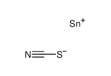 trimethylstannyl thiocyanate Structure