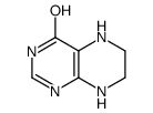 5,6,7,8-tetrahydro-1H-pteridin-4-one结构式