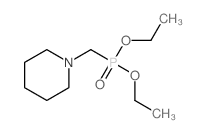 1-(diethoxyphosphorylmethyl)piperidine结构式