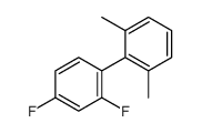 1-(2,6-dimethylphenyl)-2,4-difluorobenzene结构式