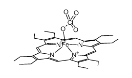 octaethylporphyrinatoiron(III)perchlorate结构式