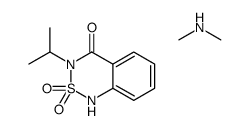 3-(isopropyl)-1H-2,1,3-benzothiadiazin-4(3H)-one 2,2-dioxide, compound with dimethylamine (1:1) picture