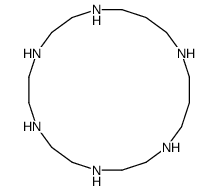 1,4,7,10,13,17-hexazacycloicosane结构式