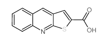 噻吩并[2,3-b]喹啉-2-羧酸结构式