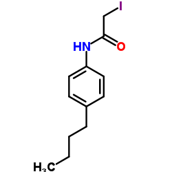 N-(4-Butylphenyl)-2-iodoacetamide Structure