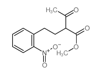 Benzenebutanoic acid, a-acetyl-2-nitro-, methyl ester结构式