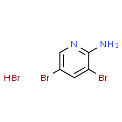 2-amino-3,5-dibromopyridine hydrobromide结构式